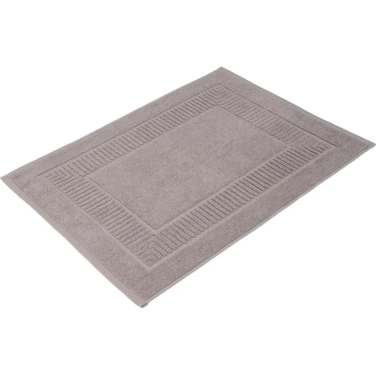 Gözze Badematte BIO Frottier, Höhe 7 mm, beidseitig nutzbar, fußbodenheizungsgeeignet, Baumwolle (Bio-Baumwolle), rechteckig, Badvorleger, Frottier-Qualität, mit Bordüre – Bild 1