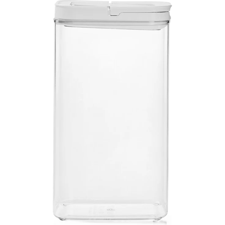 Homeware Vorratsdosen Set 8-tlg, Kunststoff klar, 22 x 31 x 13 cm, lebensmittelecht stapelbar – Bild 6