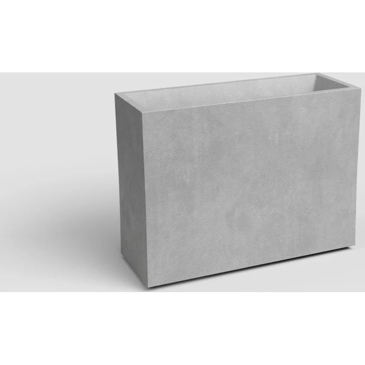 Artevasi Blumenkasten Sydney Kunststoff 80 x 68 cm hellgrau – Bild 1