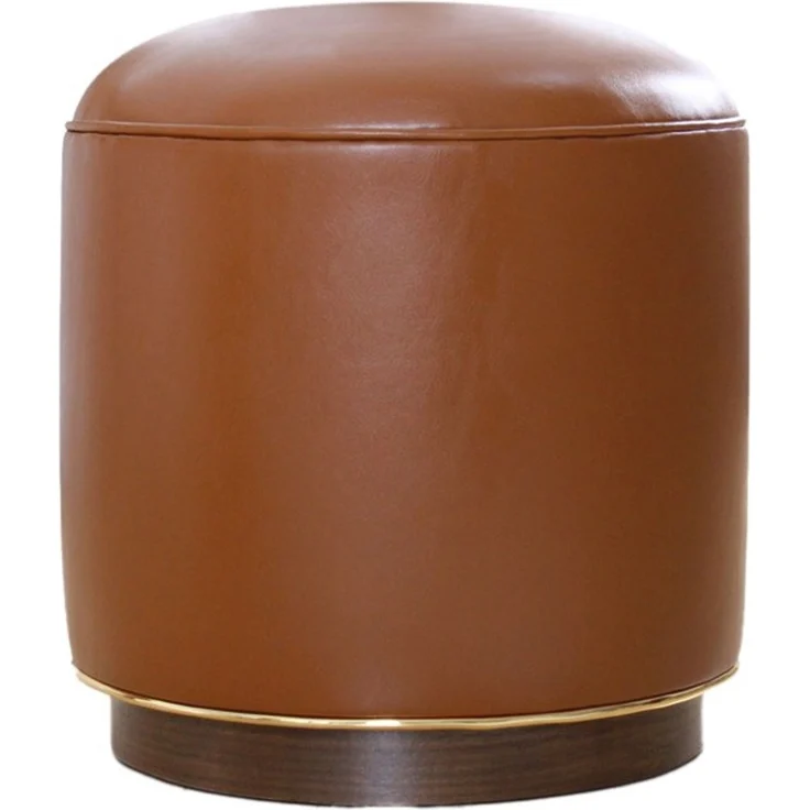 Hanah Home 'Milotte - Camel' Pouffe, Kamel, 42 x 43 x 42 cm – Bild 10