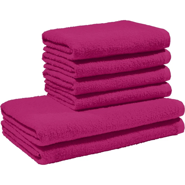 REDBEST Handtücher Frottier-Set "Oceanside" 6-teilig, Frottier, Walk-Frottier Uni – Bild 1