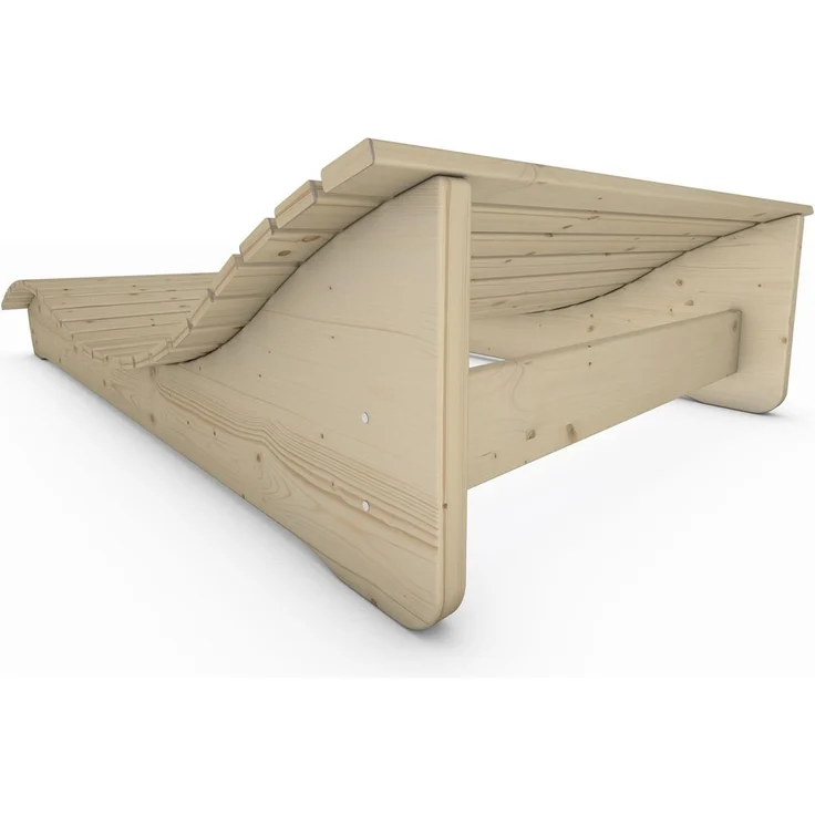 Gartenliege "Relax-Gertl" (Fichte) 1-teilig Liegebreite 90 cm Himmelsliege – Bild 5