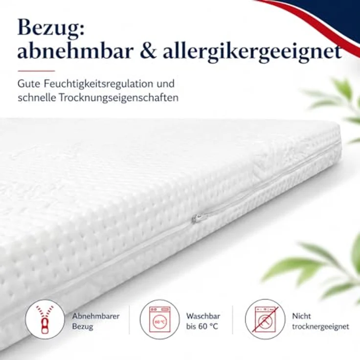 FMP Matratzenmanufaktur, Topper FMP orthopädische Comfort Matratzenauflage 8 cm hoch, Viscoschaum, (1-tlg), Für Druckentlastung und mehr Komfort – Bild 5