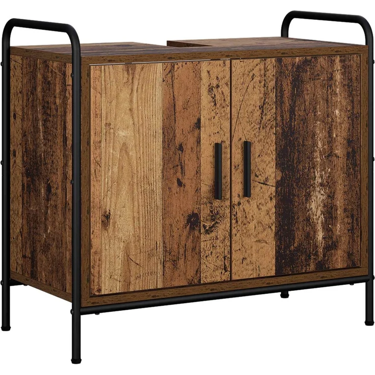 vidaXL Badezimmerschrank-Set 4 stk. Altholz 40 x 36 x 181 cm 3444595 – Bild 4
