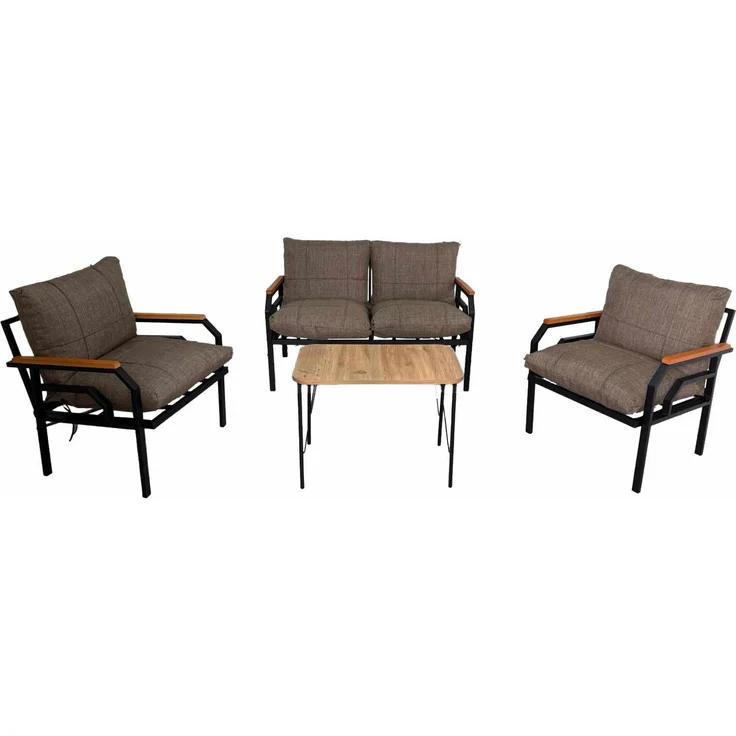 Skye Decor 'Kutay Sehpa - Mink' Garten-Lounge-Set, Nerz, 120 x 70 x 61 cm – Bild 6