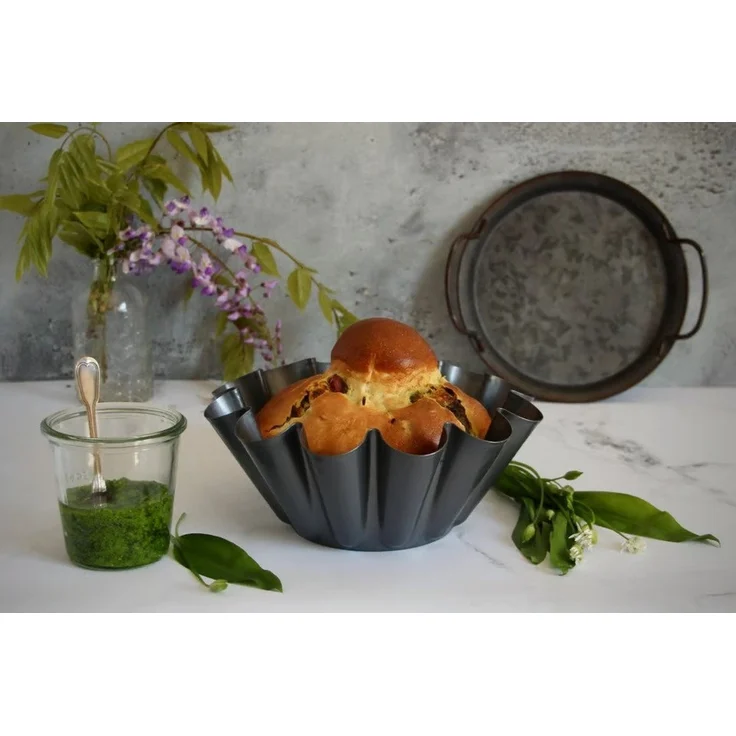Schneider GmbH Backform 12 x Kuchenform Brotbackform BRIOCHE Non-Stick Antihaft – Bild 3
