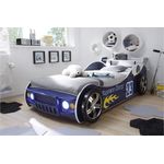 Autobett 'Energy Blue Speed' blau mit LED-Beleuchtung