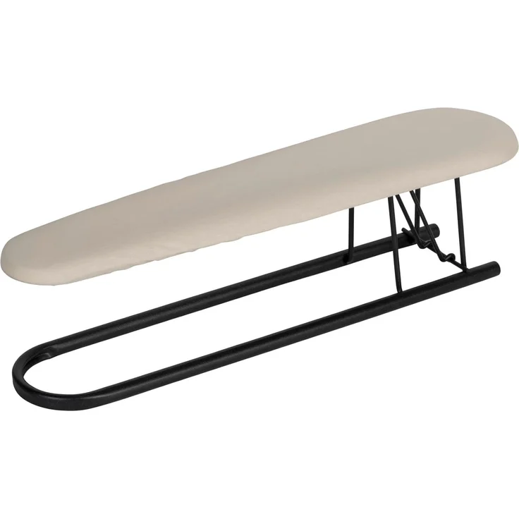 WENKO Ärmelbrett Modell Leona, Bügelfläche 52x12 cm, platzsparend zusammenklappbar, Bezug aus Baumwolle – Bild 1