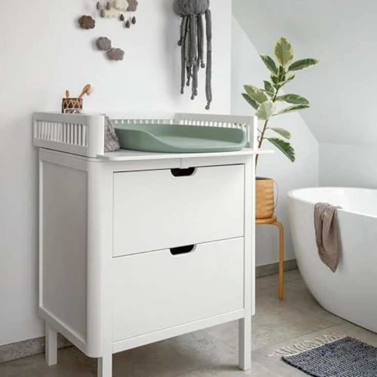 Sebra Wickelunterlage, Kunststoff Seabreeze Beige, 65x51 cm – Bild 5