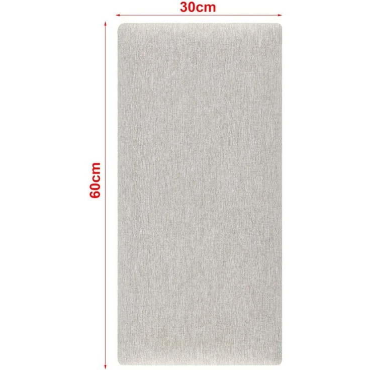 neu. haus Wandpolster, (Set, 3 Stück), »Carpino« Wandkissen Textil 60 x 30 cm Grau – Bild 3