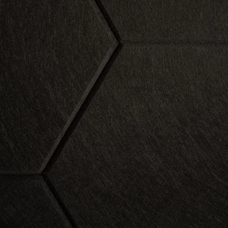 HOME DELUXE Akustikplatten Hexagon selbstklebend SILENT - 20er Set Schwarz – Bild 6