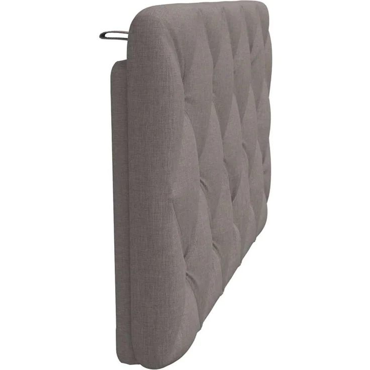 vidaXL Kopfteil-Kissen Taupe 100 cm Stoff – Bild 5
