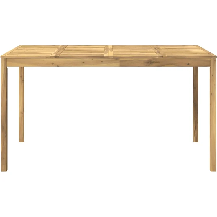 vidaXL Gartenbar-Tisch LAREN Weiß 196 x 100 x 105 cm Massivholz Akazie 3394425 – Bild 3