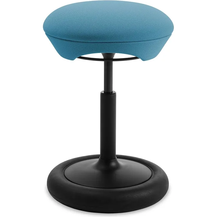 Topstar SITNESS HOP | Ergonomischer Sitzhocker mit dreidimensionaler Bewegung | Sitness-Technologie | Made in Germany | Farbe: schwarz/Petrol