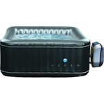 JUNG ASPEN SPA Whirlpool 168x168 cm, 4 Pers, Selbstaufblasend, Beheizter Outdoor & Indoor Pool, Antibakterielles Kunstleder, Sicherheit, Energieeffizienz, Massage-Luftdüsen, Für Winter und Sommer