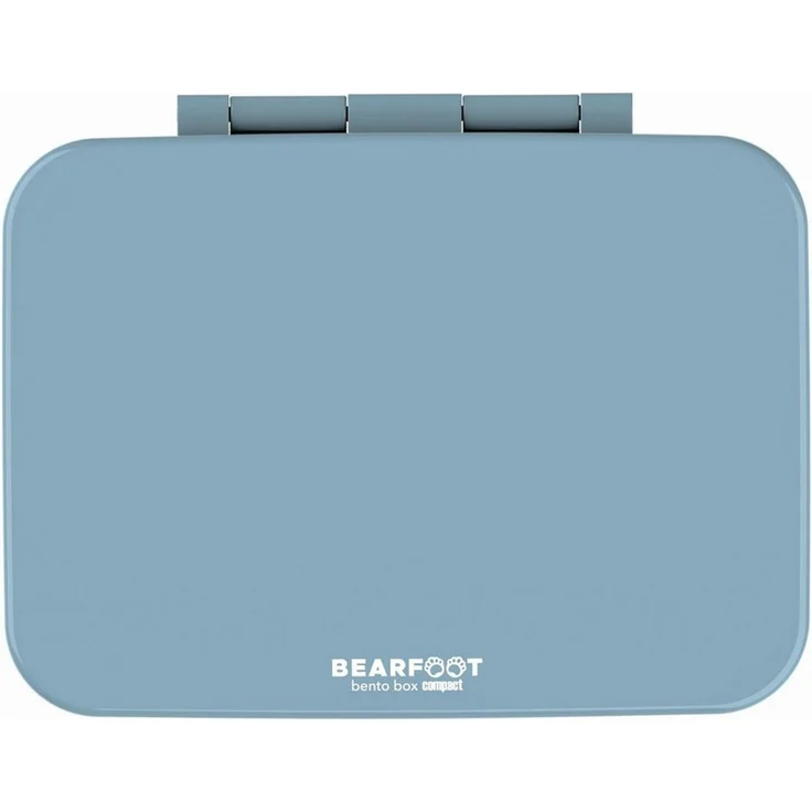 BEARFOOT Lunchbox Brotdose mit Fächern, leicht & auslaufsicher - blau, PP, ABS, Silikon, Kindergarten und Schule - Mädchen und Jungen, Vesperbox, Snackbox – Bild 4