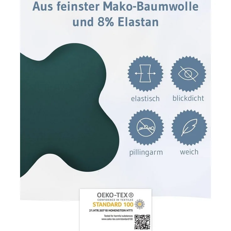 Third of Life Seitenschläferkissenbezug ACAMAR Baumwoll-Kissenbezug Einzelpack – Bild 2