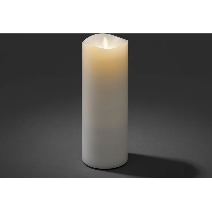 LED Duftkerze mit 6h Timer, flackernd, Ø 9cm, Höhe 23cm, Batteriebetrieb – Bild 3