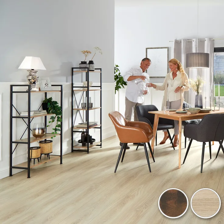 tectake Bücherregal Regal, Set 1-tlg, Industrial Style