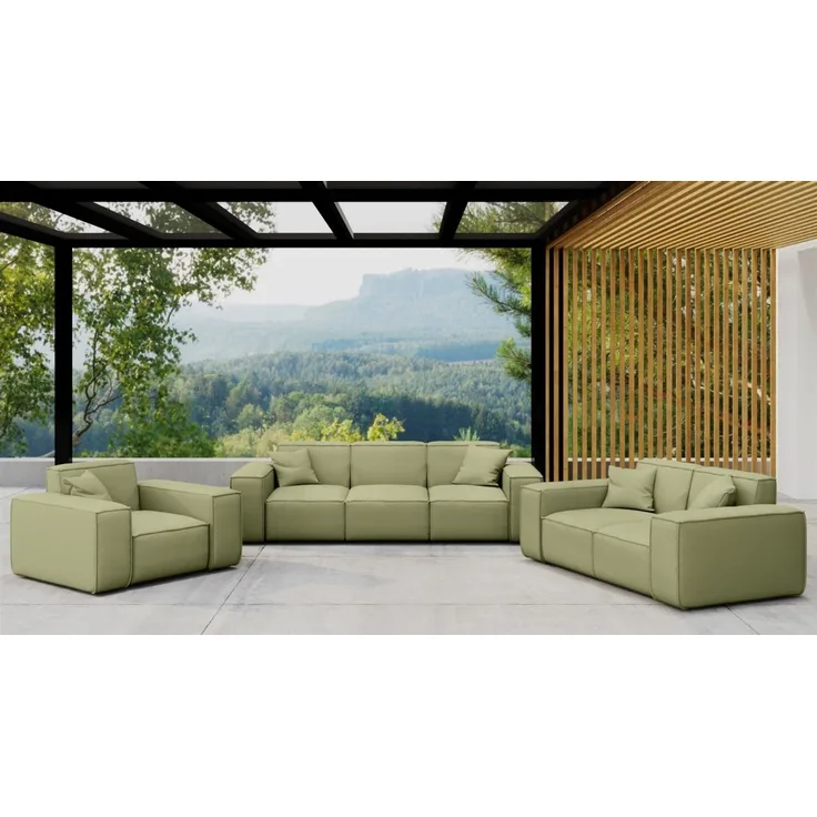 Gartenmöbel-Set SUMMER 3-2-1 wetterfester Stoff NXL Lima