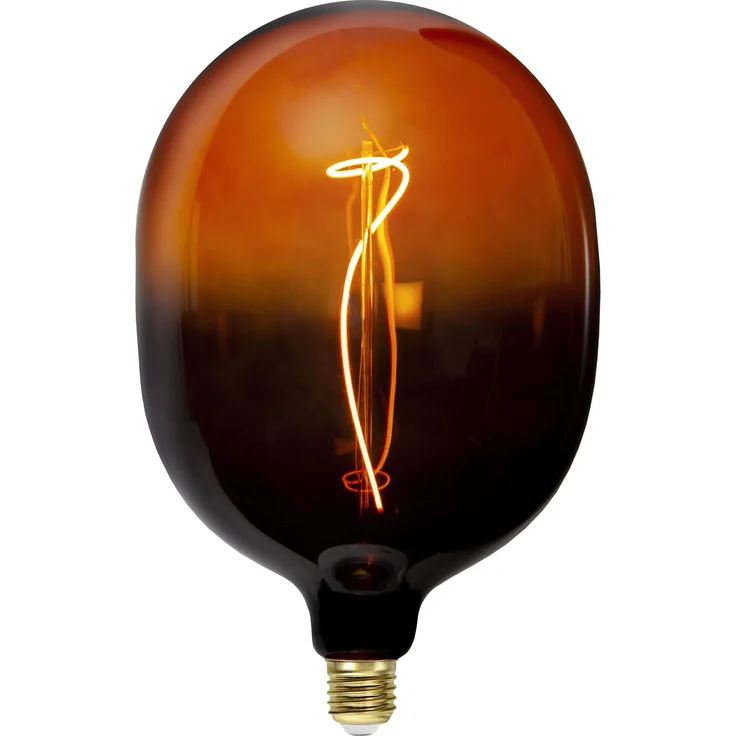 Star DecoLED 'Colour Mix', E27, 1700K, B,Rauchglas gelb