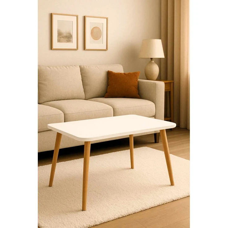 Skye Decor 'Peka147P - White' Couchtisch, Weiß, 90 x 55 x 50 cm – Bild 2