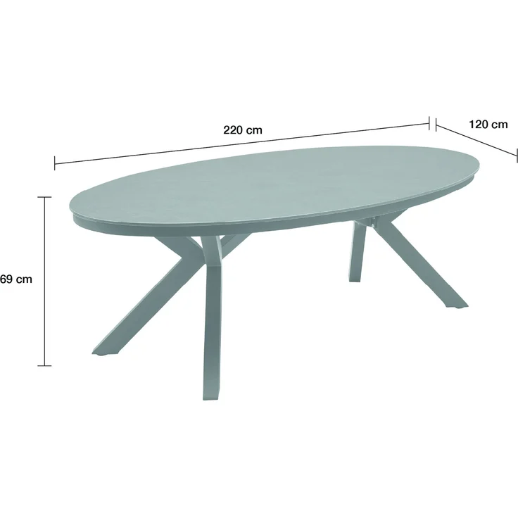 LC Garden »Terrano« Gartentisch 220x120cm – Bild 2