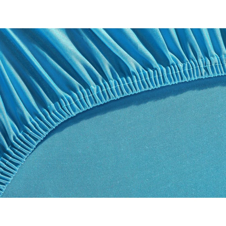 Visaggio Spannbettlaken Mikrofaser Spannbetttuch Bettlaken 90x200 140x200 180x200 200x220, Microfaser, Gummizug: rundum, viele Größen und Farben, Steghöhe 30 cm für Matratzenhöhen bis 22 cm – Bild 3