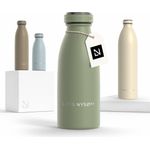 LARS NYSØM 'Ren' Thermoflasche, Sage Green, 350 ml