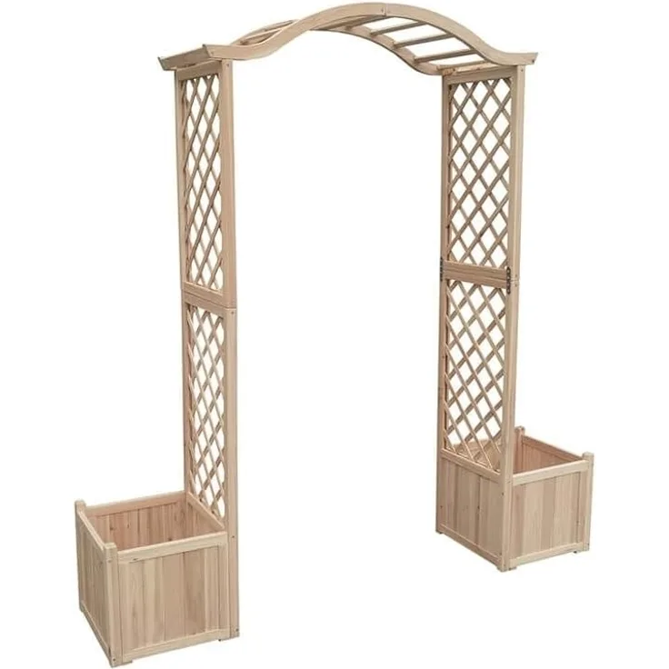HOME DELUXE Rosenbogen aus Holz ARCO - 183 x 200 cm