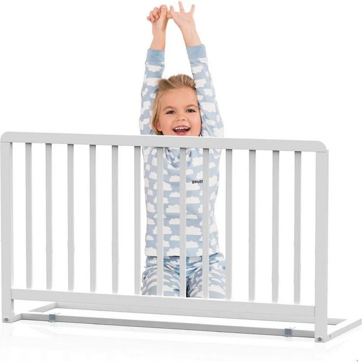 Geuther Bettschutzgitter Bettschutzgitter „Lissi“ – 60 cm hoch, 110 cm lang, auch für Boxspringbetten geeignet – Bild 1
