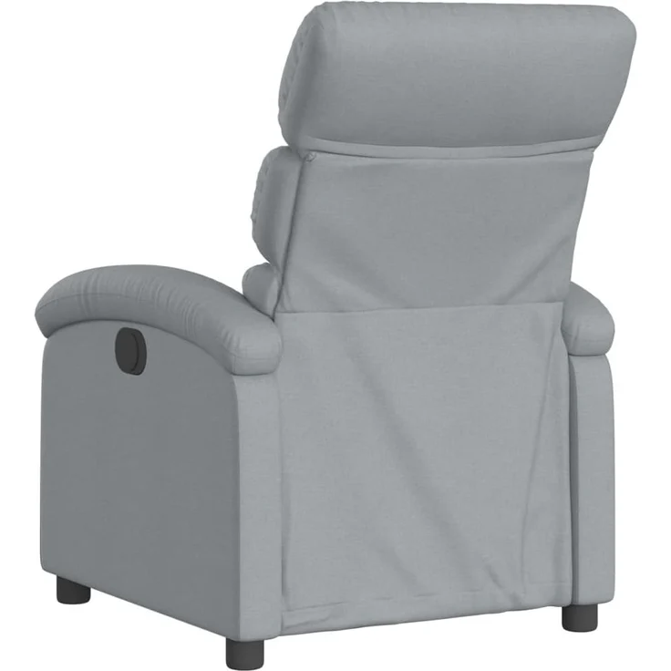 vidaXL Massage-Relaxsessel, hellgrauer Stoff 3205809 – Bild 5