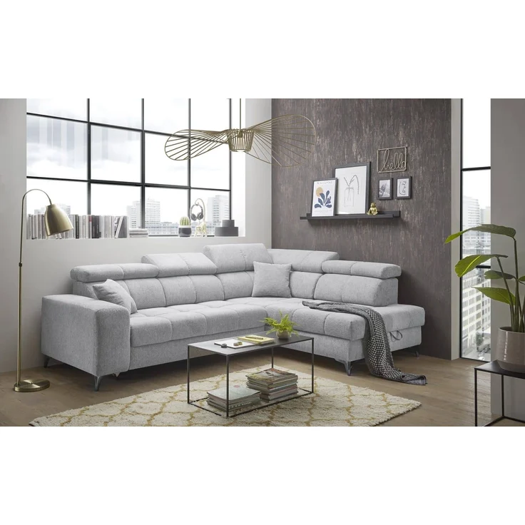 Ecksofa mit elektronischer Wallaway-Funktion | USB-Anschluss - Sydney – Bild 1