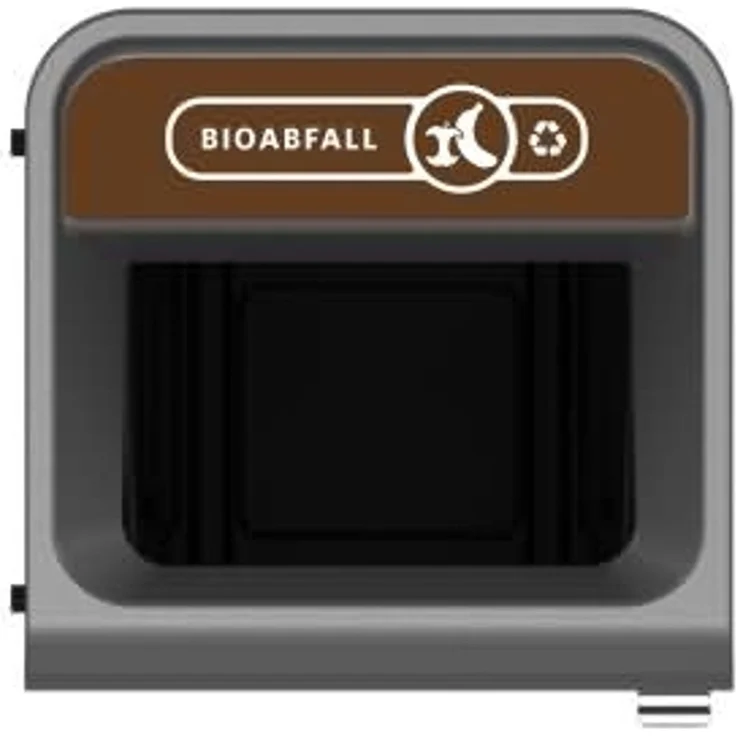 Rubbermaid Recyclingstation 2154775 87l Behältereinheit Bioabfall brau – Bild 2