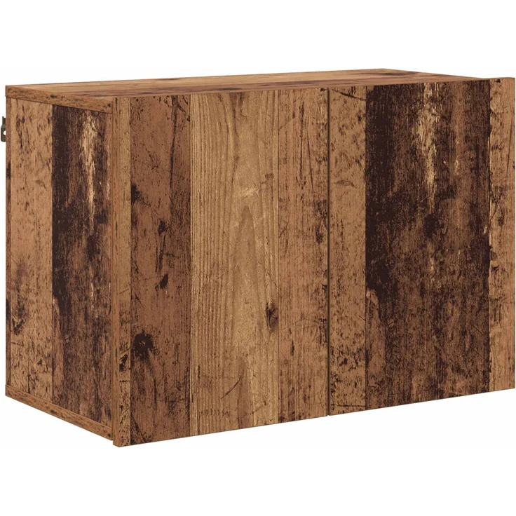 vidaXL TV-Wandmöbel Wandmontiert 5 pcs Altholz Holzwerkstoff 3402770 – Bild 5