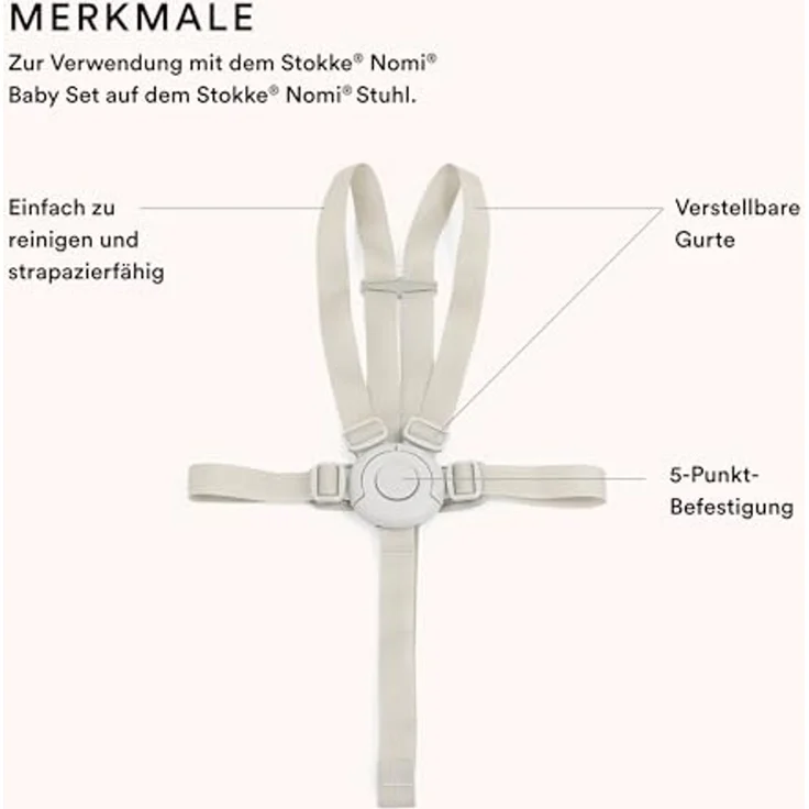 Stokke Nomi Gurtsystem für Nomi Hochstuhl / Harness – Bild 2