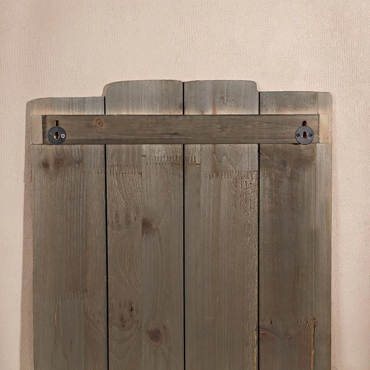 Shabby Holzdekoration Wandbild Holzschild Holzbild Wandbrett 40x60cm weiß – Bild 5