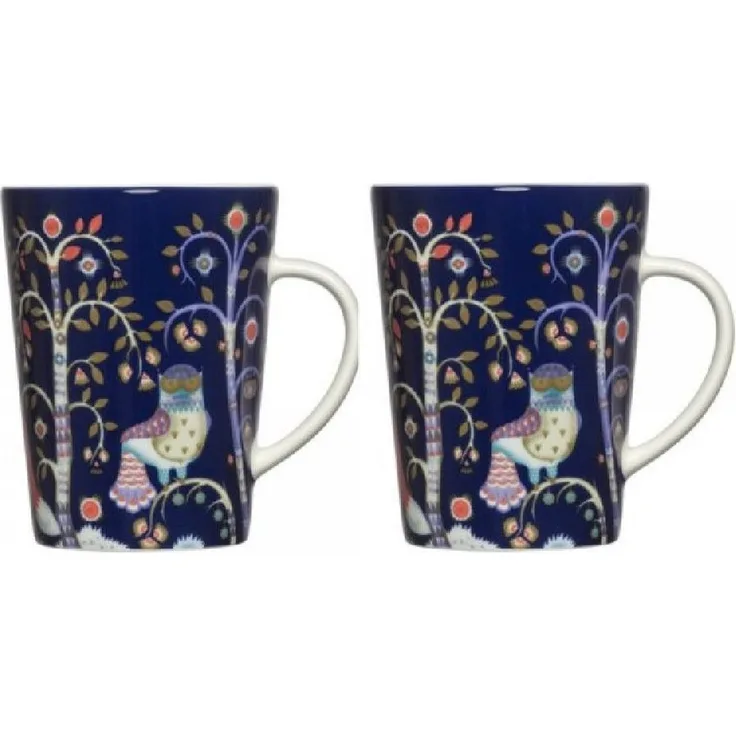 IITTALA Tasse Henkelbecher Taika Blau (2-Teilig)