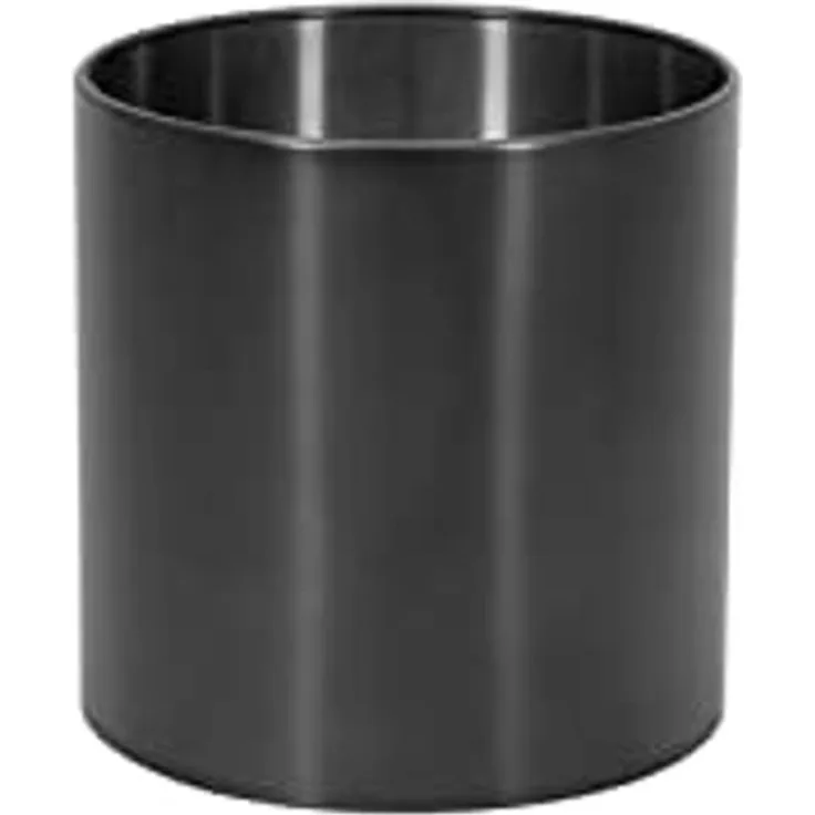 EUROPALMS STEELECHT-40 Nova, Edelstahlübertopf, anthrazit, Ø40cm