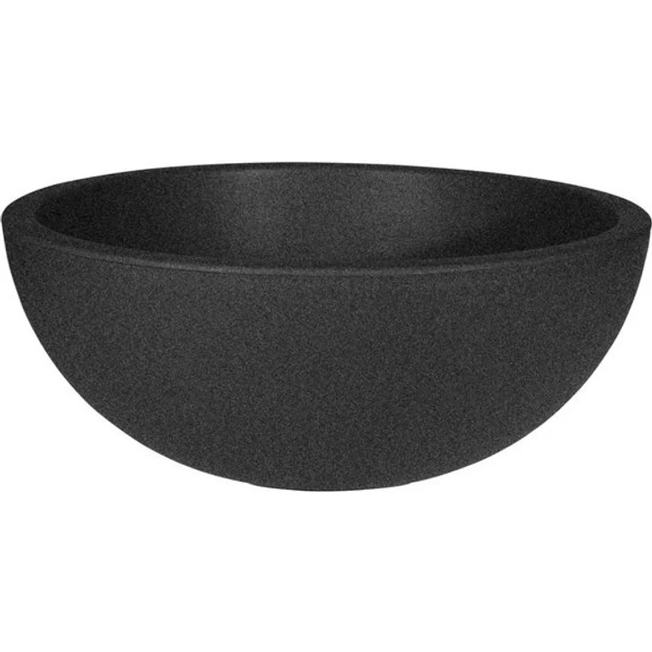 Spetebo Pflanzschale Kunsstoff Pflanzschale rund anthrazit - Ø 39 cm (Stück, 1 St, Blumenschale), Blumenkübel aus recyceltem Material – Bild 4