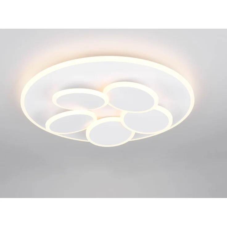Trio Leuchten LED Deckenleuchte Mandela 35W, warmweiß-kaltweiß, weiß – Bild 5