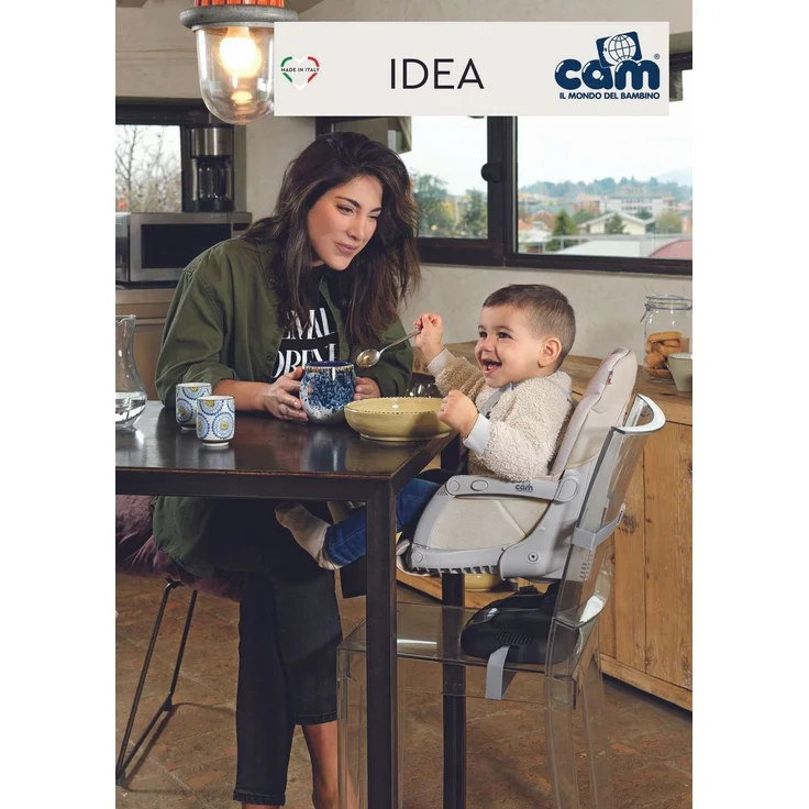 CAM Kinder Sitzerhöhung Idea | für 0-36 Monate | 7-fach höhenverstellbar – Bild 6