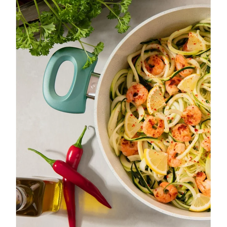 Genius Bratpfanne Cerafit Revolution Pfanne 28 CM, antihaftbeschichtet Induktion, Aluminium (Set, 28 cm Pfanne, 28 cm Deckel), antihaftbeschichtet – Bild 7