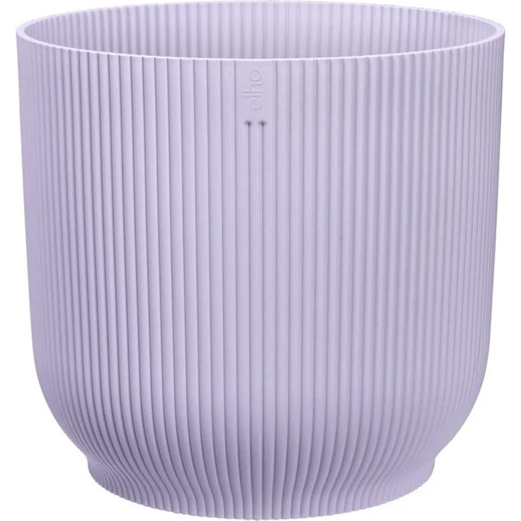 elho Vibes fold rund 25cm Blumentopf - Soft Lilac | Ø 25 x H 23 cm | Für den Innenbereich geeignet | 100 % recycelter Kunststoff