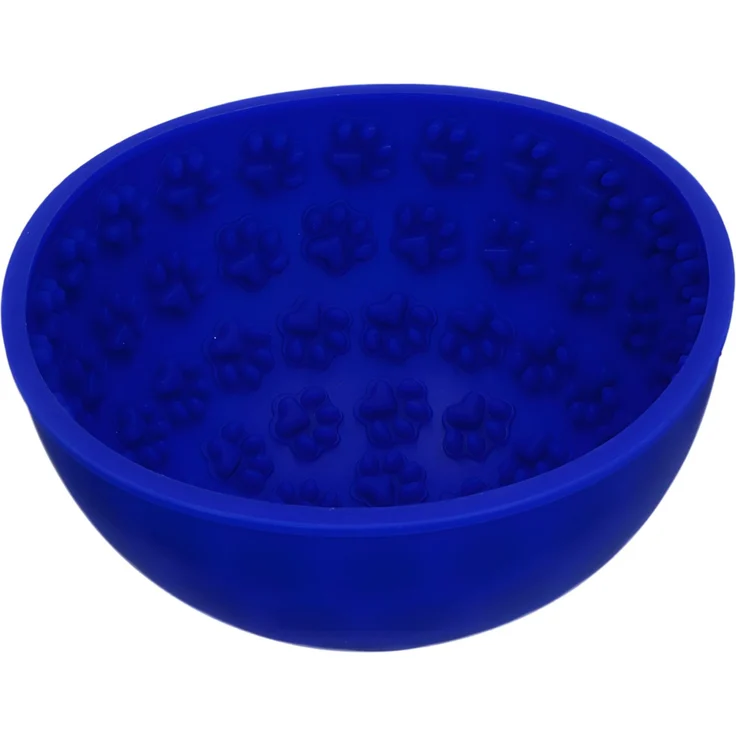 Eat Slow Live Longer Anti-Schlingnapf Wobble blau, Durchmesser: 17 cm – Bild 3