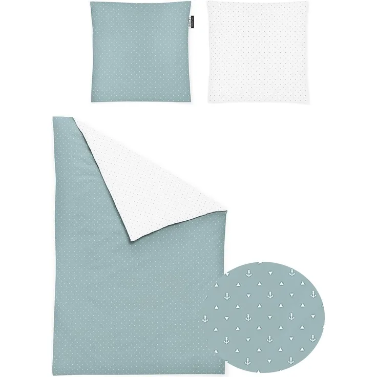 Irisette Mako-Satin Kissenbezug 1 teilig Kissenhüle 40x80 cm Kopfkissenbezug Jessicaki 8256-20 jade 2