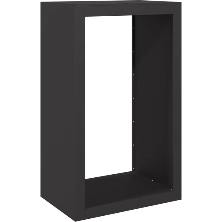 vidaXL Brennholzregal Schwarz 60x40x100 cm Stahl 850989 – Bild 5
