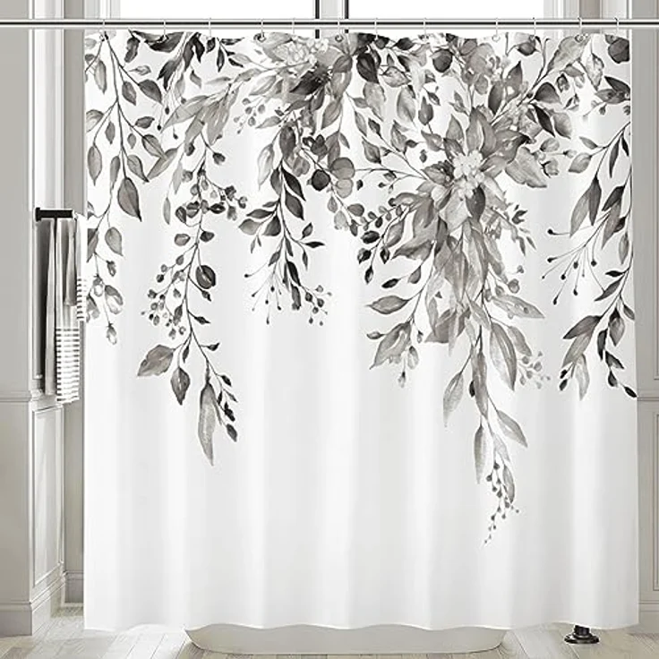 M&W DAS DESIGN Duschvorhang 180x200 Shower curtains Duschvorhang anti schimmel Waschbar – Bild 7