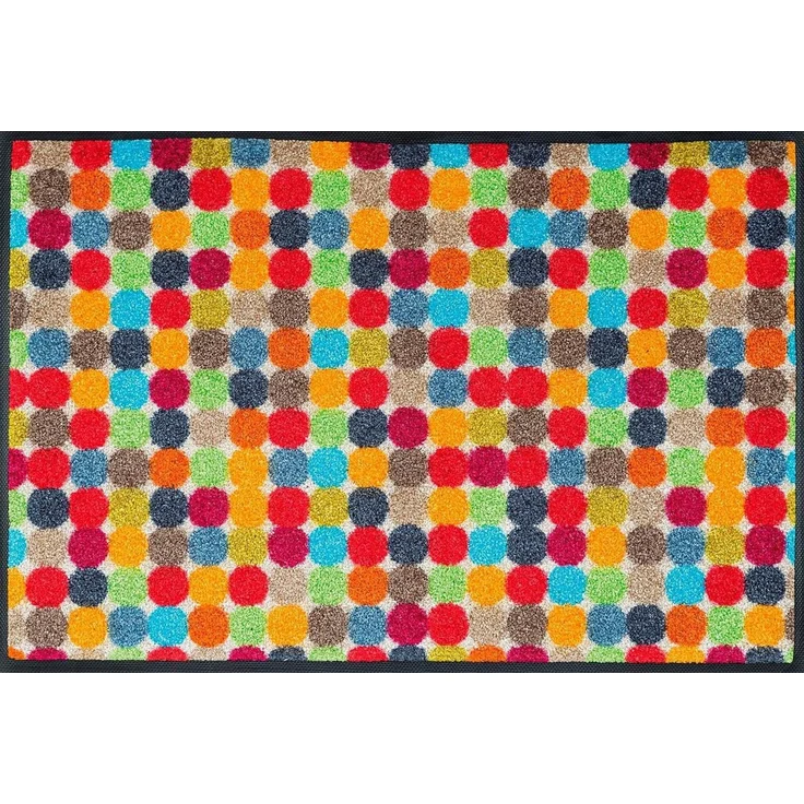 wash+dry by Kleen-Tex Fußmatte Mikado Dots, rechteckig, Höhe: 7 mm, Schmutzfangmatte, rutschhemmend, waschbar – Bild 5
