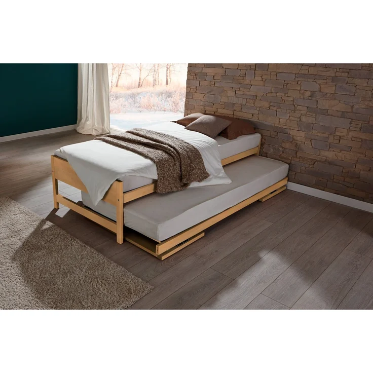 Hasena Gästebett Lido Unterbett Buche natur Lattenrost Flex K – Function-Kids – Bild 4